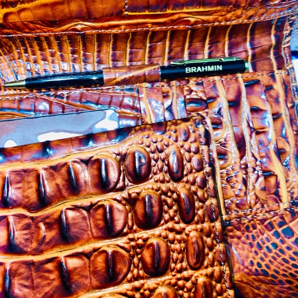 Brahmin Envelope Trifold Checkbook Wallet - Picture 4 of 16